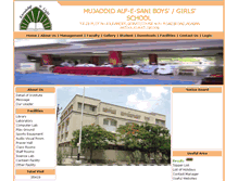 Tablet Screenshot of alfesani.schoolofgujarat.com